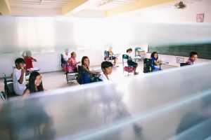 Children in schoolroom